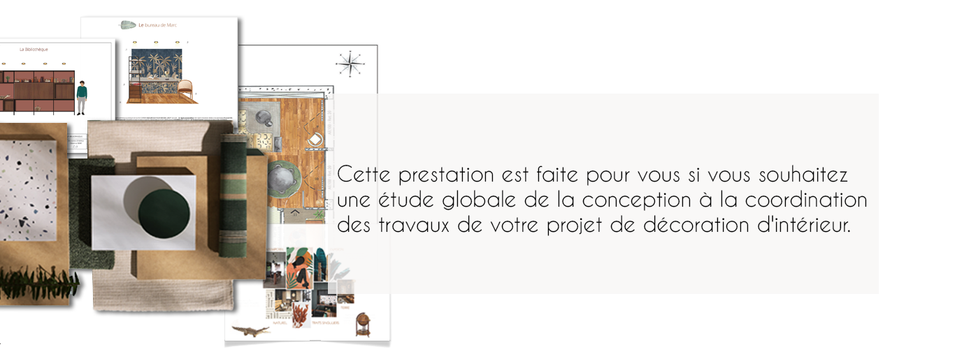 prestation étude complète et suivi de chantier décoratrice isère