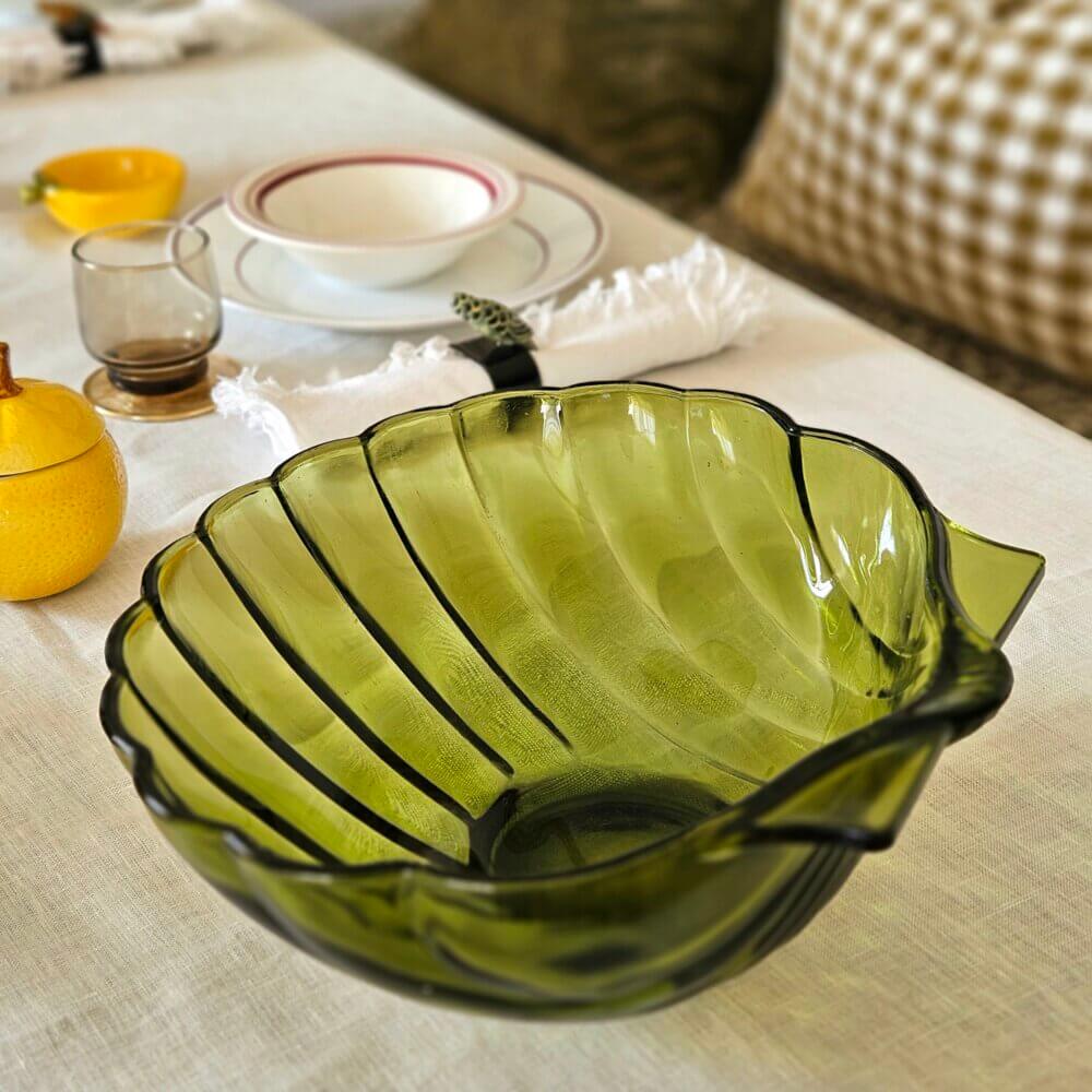Saladier en verre XXL en forme de choux