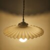 Suspension opaline vintage