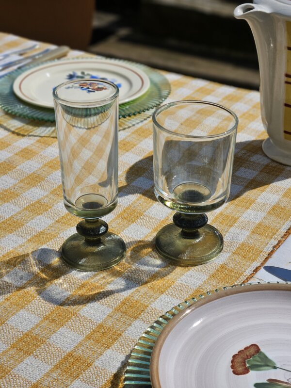 Verres à eau et flûtes à champagne Made in Italy