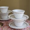 Ensemble de 6 tasses avec soucoupes en porcelaine Seltmann Weiden Bavaria "Lux" – Image 2