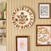 Assiette murale en terre cuite décor peint main "Liora" – Image 3