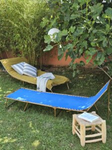 Bain de soleil vintage Lafuma Années 70 « Chantazur »