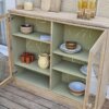 Buffet vitrine ancien rénové – Création unique handmade | ALMERA – Image 4