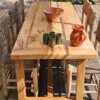 Table de ferme ancienne en bois massif  | Pièce unique rénovée "DORIA" – Image 14