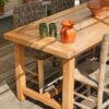 Table de ferme ancienne en bois massif  | Pièce unique rénovée "DORIA" – Image 9