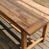 Table de ferme ancienne en bois massif  | Pièce unique rénovée "DORIA" – Image 18