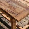 Table de ferme ancienne en bois massif  | Pièce unique rénovée "DORIA" – Image 6
