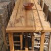 Table de ferme ancienne en bois massif  | Pièce unique rénovée "DORIA" – Image 5