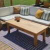 Table basse ancienne en bois massif - Pièce unique rénovée | LOUNA – Image 2