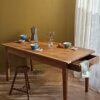Table de ferme ancienne en noyer – Pièce unique rénovée " ORANE"