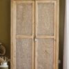 Armoire parisienne bois brut et motif peint main - Pièce unique rénovée | LIVIA – Image 9