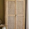 Armoire parisienne bois brut et motif peint main - Pièce unique rénovée | LIVIA – Image 4