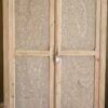 Armoire parisienne bois brut et motif peint main - Pièce unique rénovée | LIVIA – Image 19