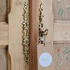 Armoire parisienne bois brut et motif peint main - Pièce unique rénovée | LIVIA – Image 8