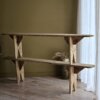 Bancs de ferme anciens en bois patiné | ÉLOI & MARCEL – Image 3