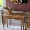 Table/Bureau ancien en noyer rénové | EMILE – Image 12
