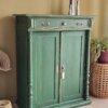 Cabinet ancien en sapin patine vert Metsä | Hector – Image 10