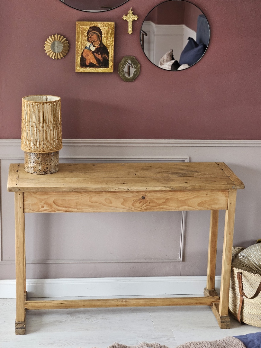 Console bois massif vintage | FLORE – Image 9