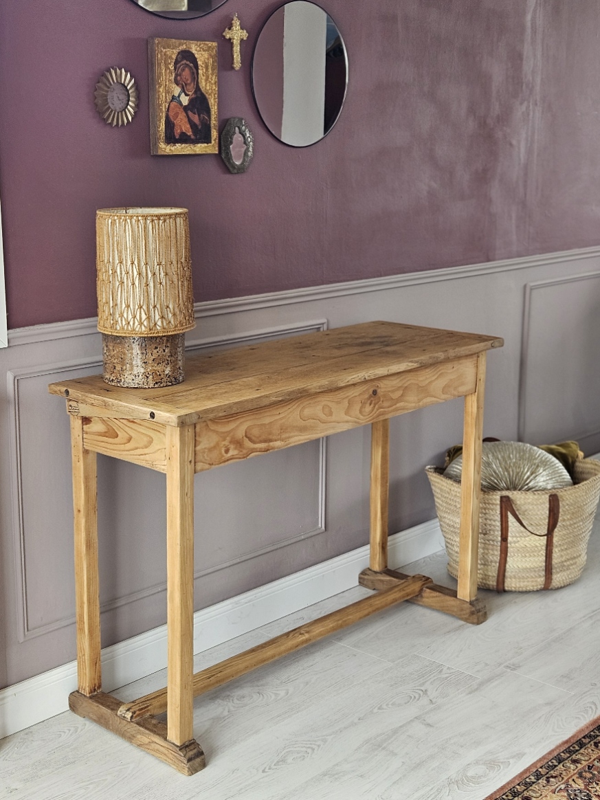 Console bois massif vintage | FLORE – Image 11