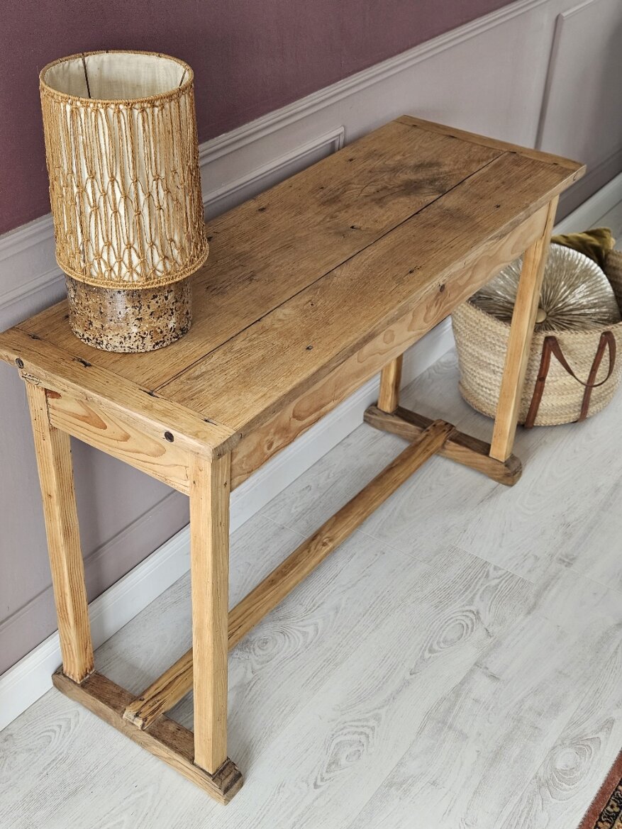 Console bois massif vintage | FLORE – Image 4
