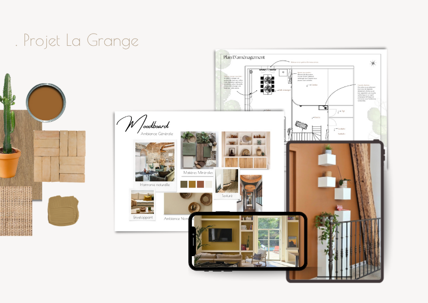 Coaching Déco : conception d’une ambiance inspirée du voyage dans une ancienne grange – Seyssuel (38)